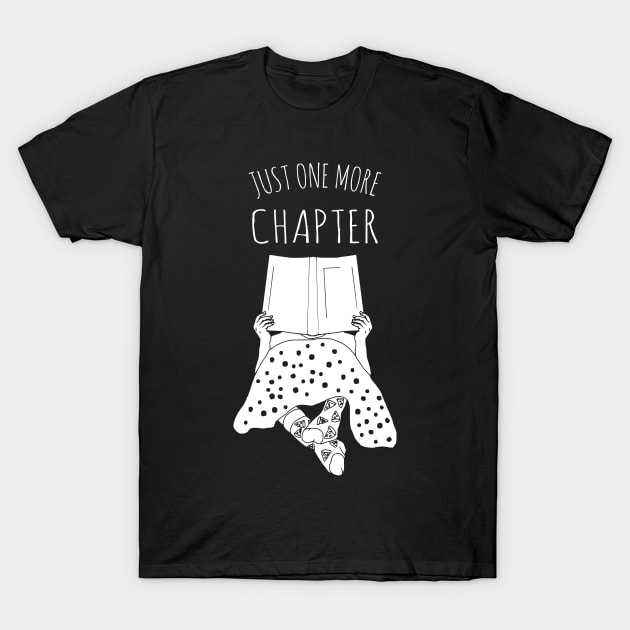 just one more chapter - white T-Shirt by FandomizedRose